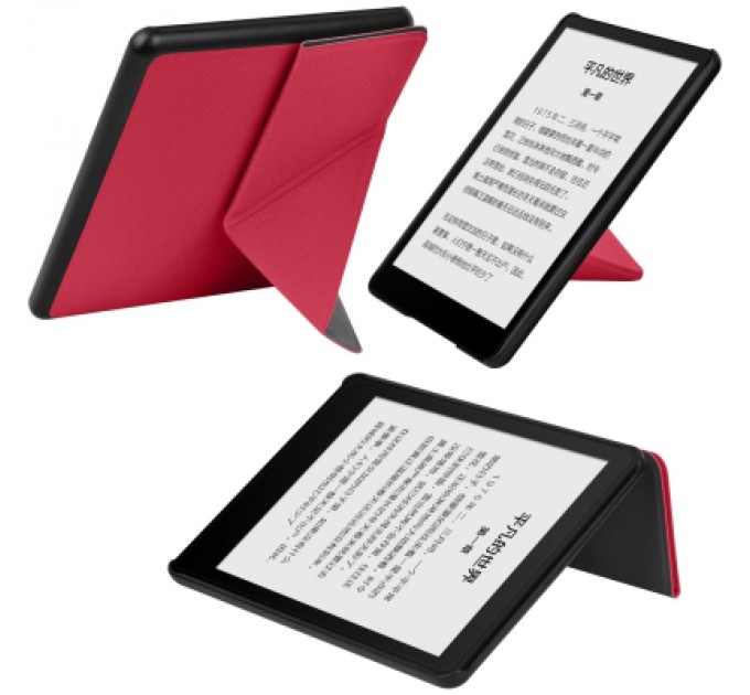 BeCover Чохол до електронної книги BeCover Ultra Slim Origami Amazon Kindle Paperwhite 12th Gen. 2024 7" Red (712841)