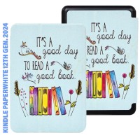 Чохол до електронної книги BeCover Smart Case Amazon Kindle Paperwhite 12th Gen. 2024 7" Good Book (712854)