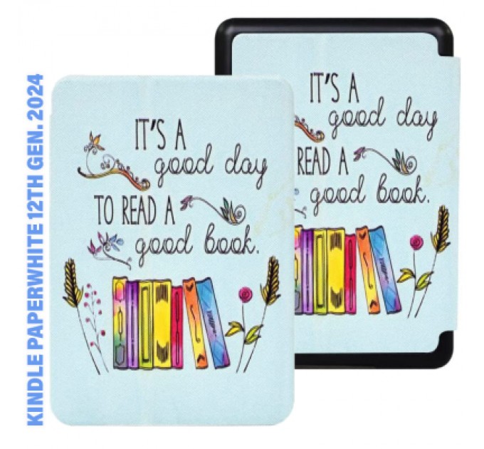 BeCover Чохол до електронної книги BeCover Smart Case Amazon Kindle Paperwhite 12th Gen. 2024 7" Good Book (712854)