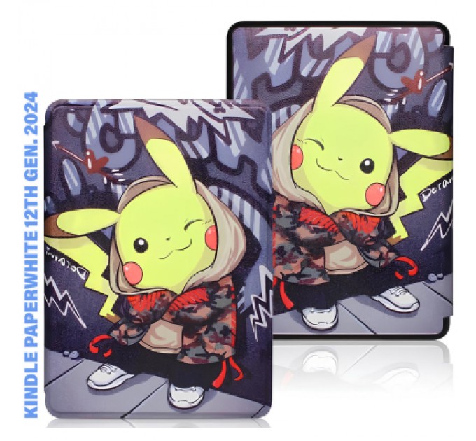 BeCover Чохол до електронної книги BeCover Smart Case Amazon Kindle Paperwhite 12th Gen. 2024 7" Pikachu (712858)