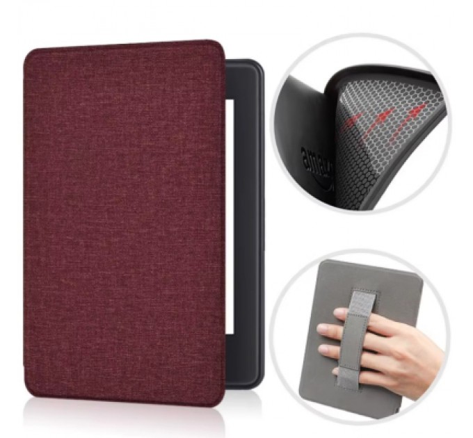 BeCover Чохол до електронної книги BeCover Smart Case Amazon Kindle Paperwhite 12th Gen. 2024 7" Red Wine (712850)