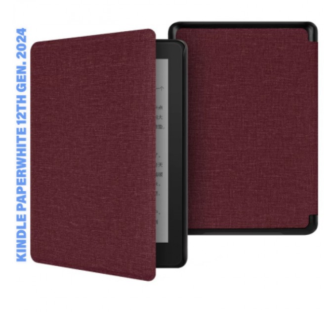 BeCover Чохол до електронної книги BeCover Smart Case Amazon Kindle Paperwhite 12th Gen. 2024 7" Red Wine (712850)