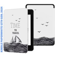 Чохол до електронної книги BeCover Smart Case Amazon Kindle Paperwhite 12th Gen. 2024 7" Time To Travel (712859)