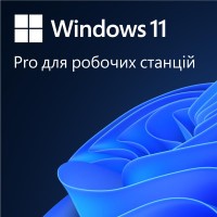 Операційна система Microsoft Windows 11 Pro для робочих станцій, укр, ОЕМ, на DVD носії (HZV-00130)