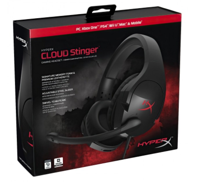 HyperX Навушники HyperX Cloud Stinger Black (4P5L7AX)