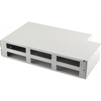 Патч-панель оптична 2U, універсальна, сплайс касети S336 Crosver (FOB 19/2-336/36-2-48)