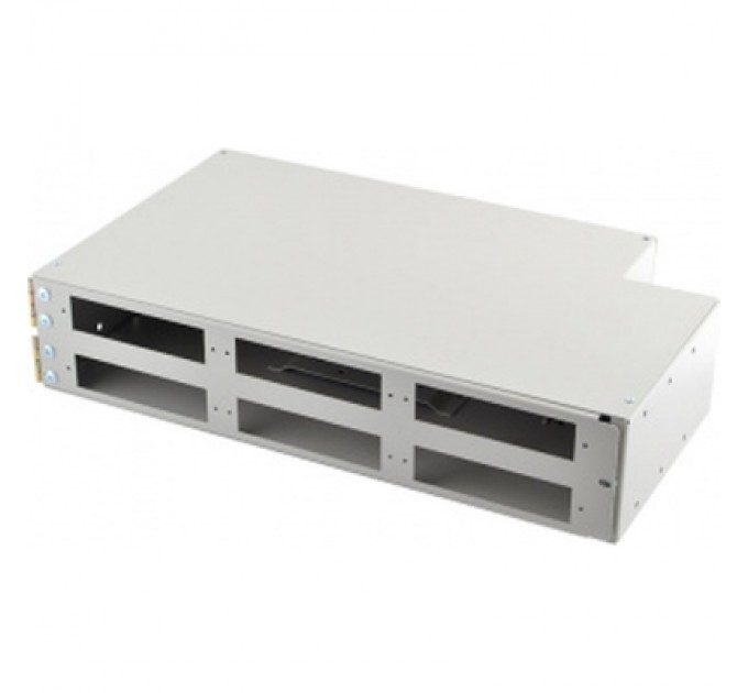 Crosver Патч-панель оптична 2U, універсальна, сплайс касети S336 Crosver (FOB 19/2-336/36-2-48)