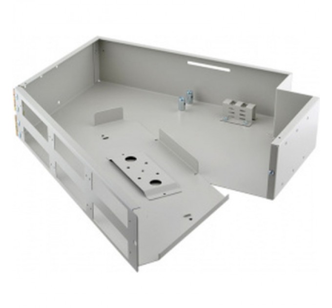 Crosver Патч-панель оптична 2U, універсальна, сплайс касети S336 Crosver (FOB 19/2-336/36-2-48)