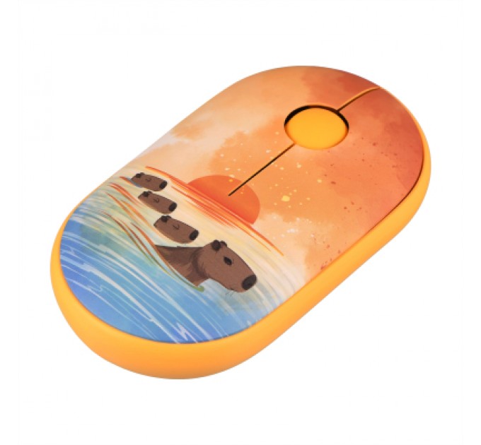 2E Мишка 2E MF300 CAPYBARASUNSET Silent Wireless/Bluetooth Yellow (2E-MF300WCAPIBARAYW)