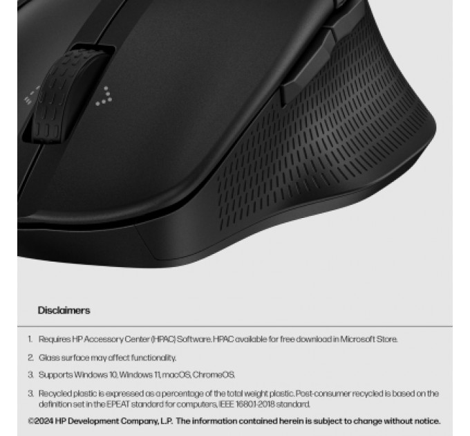 HP Мишка HP 480 Comfort Bluetooth Black (8T6M3AA)