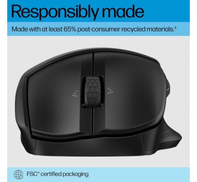 HP Мишка HP 480 Comfort Bluetooth Black (8T6M3AA)