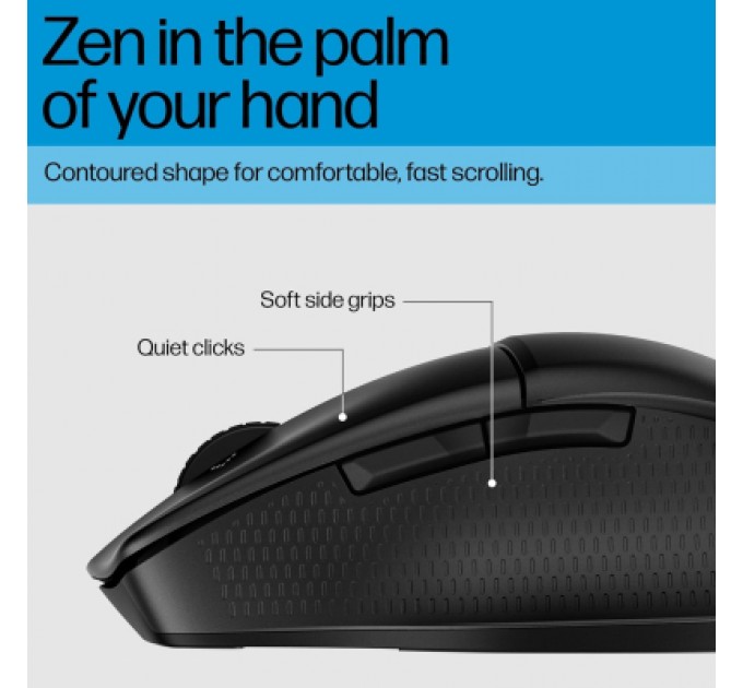 HP Мишка HP 480 Comfort Bluetooth Black (8T6M3AA)