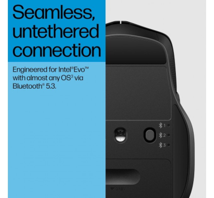 HP Мишка HP 480 Comfort Bluetooth Black (8T6M3AA)