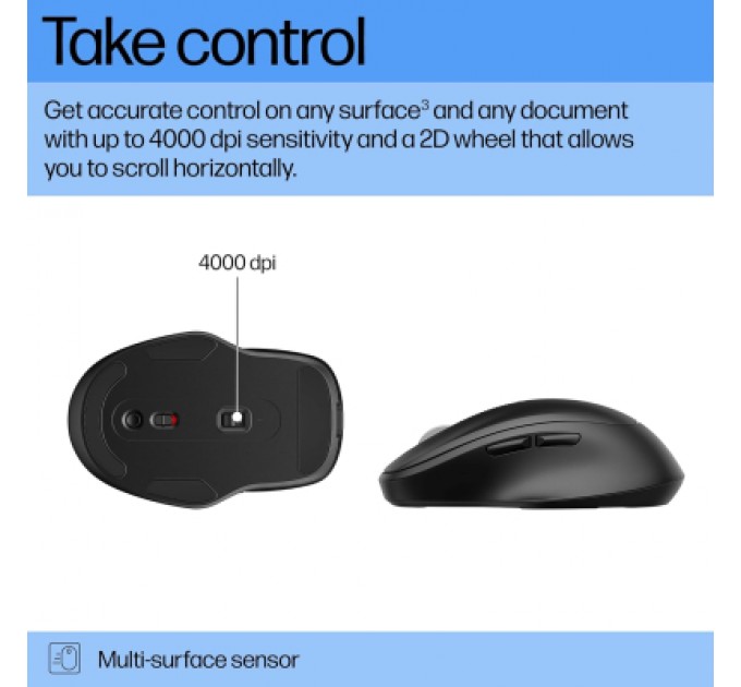 HP Мишка HP 510 Ultra-Fast Rechargeable Wireless Black (9C2F6AA)