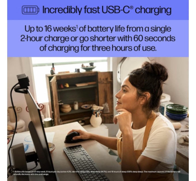 HP Мишка HP 920 Ergonomic Vertical Wireless/Bluetooth Black (6H1A4AA)