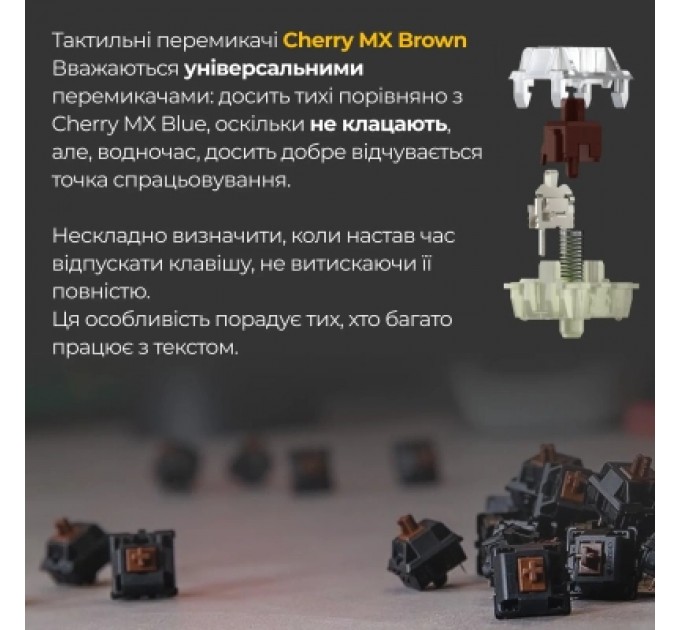 Ducky Клавіатура Ducky One 3 Cherry MX Brown RGB UA USB Black (DKON2108ST-BUAPXCLAWSC1)