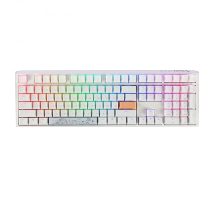 Ducky Клавіатура Ducky One 3 Cherry MX Red RGB UA USB White (DKON2108ST-RUAPXPWWWSC1)
