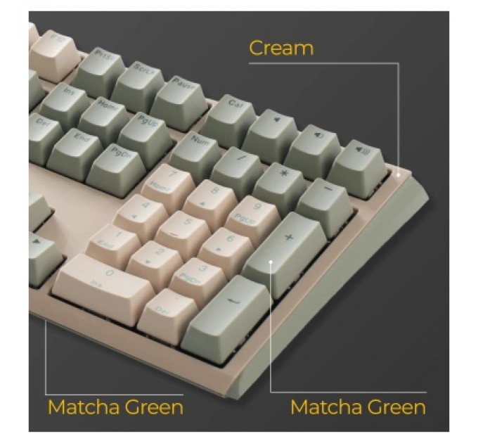 Ducky Клавіатура Ducky One 3 Cherry MX Silent Red UA USB Cream (DKON2108-SUAPXМAEGGC1)