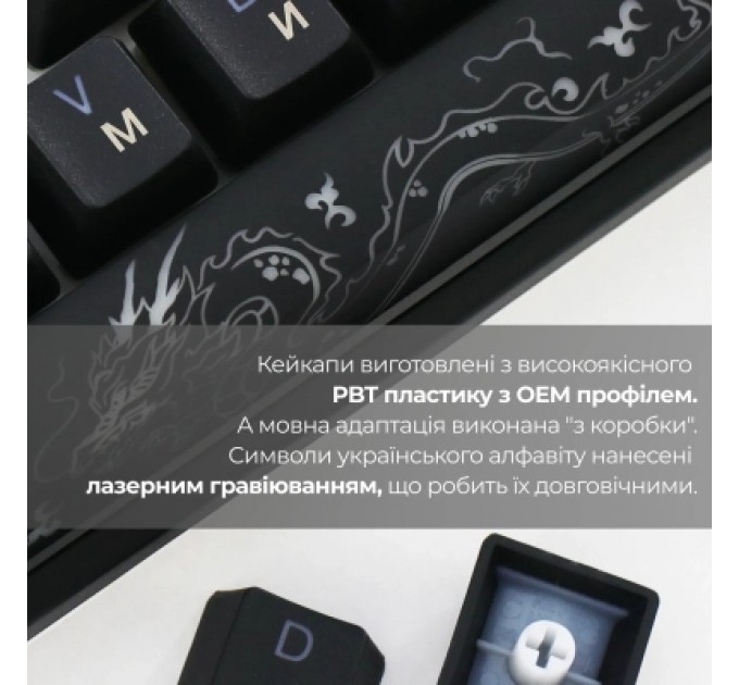 Ducky Клавіатура Ducky One 3 Cherry MX Silent Red RGB UA USB Black (DKON2108ST-SUAPXCLAWSC1)