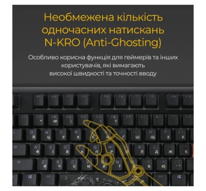 Ducky Клавіатура Ducky One 3 Cherry MX Speed Silver RGB UA USB Black (DKON2108ST-PUAPXCLAWSC1)