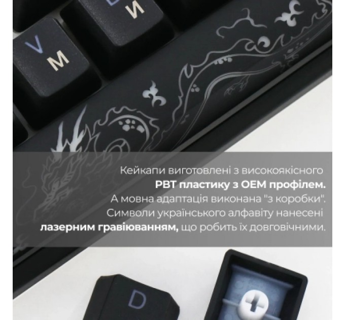 Ducky Клавіатура Ducky One 3 Mini Cherry MX Brown RGB UA USB Black (DKON2161ST-BUAPXCLAWSC1)