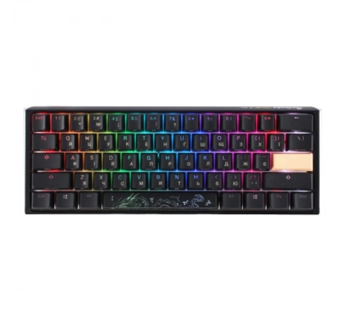 Ducky Клавіатура Ducky One 3 Mini Cherry MX Brown RGB UA USB Black (DKON2161ST-BUAPXCLAWSC1)