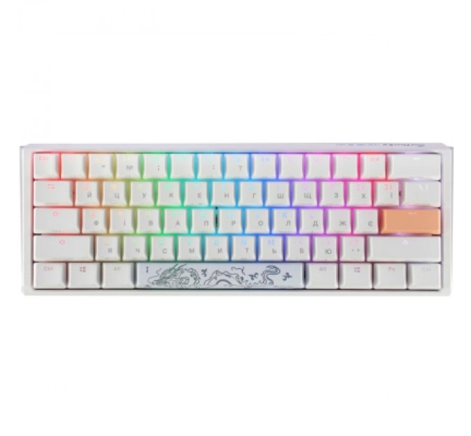 Ducky Клавіатура Ducky One 3 Mini Cherry MX Brown RGB UA USB White (DKON2161ST-BUAPXPWWWSC1)