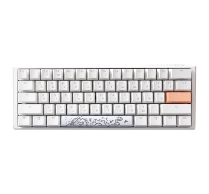 Ducky Клавіатура Ducky One 3 Mini Cherry MX Silent Red RGB UA USB White (DKON2161ST-SUAPXPWWWSC1)