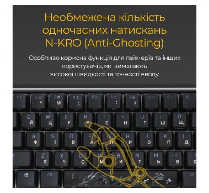 Ducky Клавіатура Ducky One 3 Mini Cherry MX Speed Silver RGB UA USB Black (DKON2161ST-PUAPXCLAWSC1)