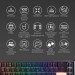 Ducky Клавіатура Ducky One 3 SF Cherry MX Brown RGB UA USB Black (DKON2167ST-BUAPXCLAWSC1)