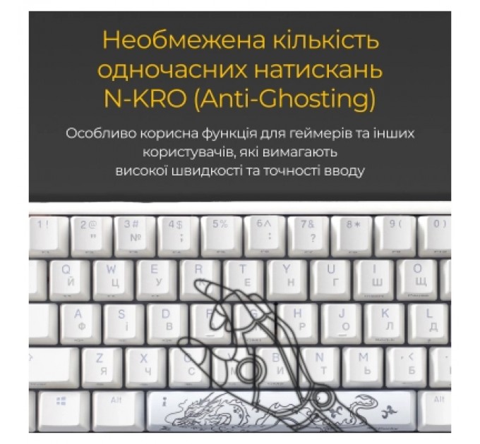 Ducky Клавіатура Ducky One 3 SF Cherry MX Brown RGB UA USB White (DKON2167ST-BUAPXPWWWSC1)