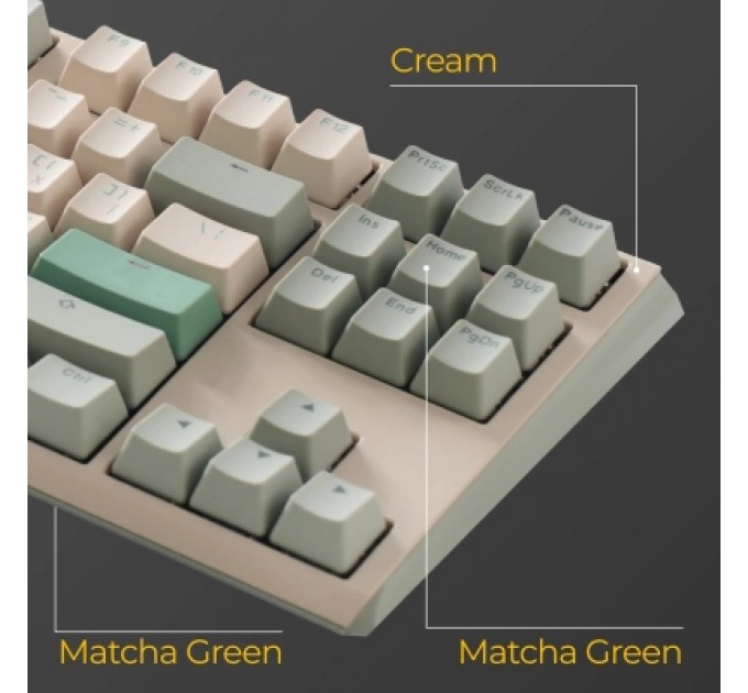 Ducky Клавіатура Ducky One 3 TKL Cherry MX Red UA USB Cream (DKON2187-RUAPXМAEGGC1)