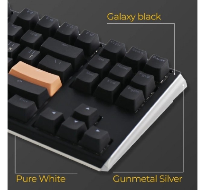 Ducky Клавіатура Ducky One 3 TKL Cherry MX Red RGB UA USB Black (DKON2187ST-RUAPXCLAWSC1)