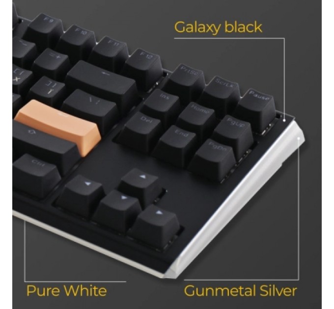 Ducky Клавіатура Ducky One 3 TKL Cherry MX Silent Red RGB UA USB Black (DKON2187ST-SUAPXCLAWSC1)