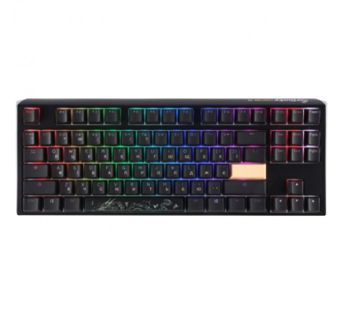 Ducky Клавіатура Ducky One 3 TKL Cherry MX Silent Red RGB UA USB Black (DKON2187ST-SUAPXCLAWSC1)