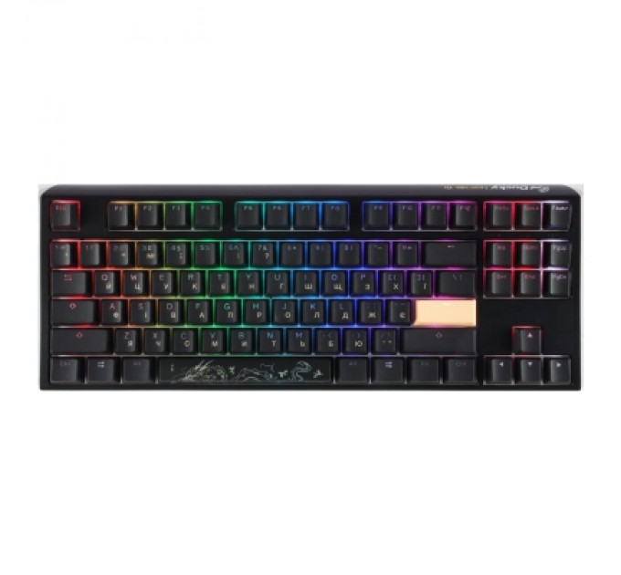 Ducky Клавіатура Ducky One 3 TKL Cherry MX Speed Silver RGB UA USB Black (DKON2187ST-PUAPXCLAWSC1)