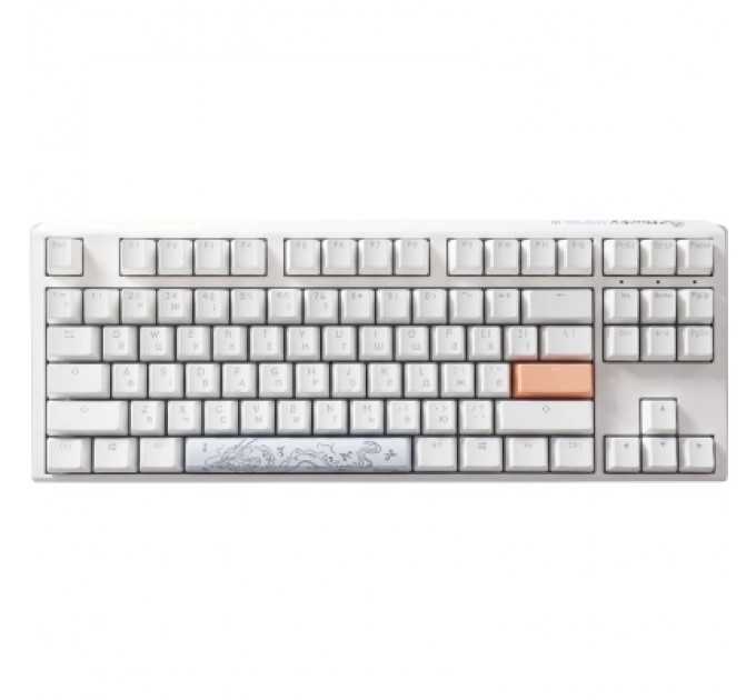 Ducky Клавіатура Ducky One 3 TKL Cherry MX Speed Silver RGB UA USB White (DKON2187ST-PUAPXPWWWSC1)