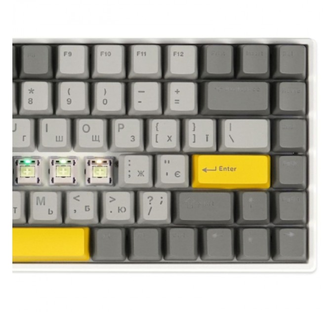 Epomaker Клавіатура Epomaker EP84 Plus 75 Wisteria Linear Switch Hot-Swap RGB Wireless/Bluetooth/USB UA White (EP84-W-WL)