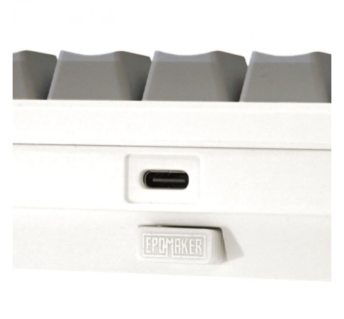 Epomaker Клавіатура Epomaker Shadow-X 70 Mulan Switch Hot-Swap LCD Screen RGB Wireless/Bluetooth/USB UA White (SHX-W-M)
