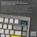 Epomaker Клавіатура Epomaker TH80 Pro V2 75 Sea Salt Silent Switch Hot-Swap LCD Screen RGB Wireless/Bluetooth/USB UA Black (TH80-PROV2-B-SS)