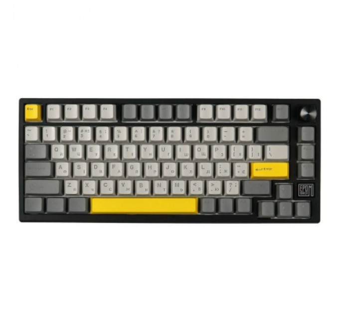 Epomaker Клавіатура Epomaker TH80 SE 75 Budgerigar V2 Switch Hot-Swap RGB Wireless/Bluetooth/USB UA Black (TH80-SE-B-BV2)