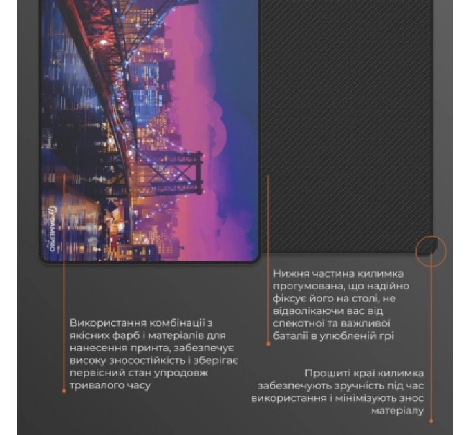 GamePro Килимок для мишки GamePro MP275C Speed/Control Black (MP275C)