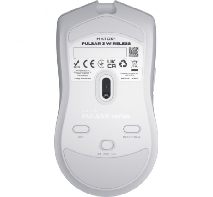 Hator Мишка Hator Pulsar 3 Wireless White (HTM631)