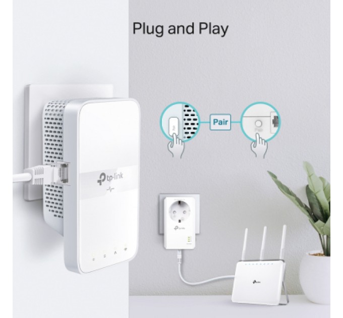 TP-Link Адаптер Powerline TP-Link TL-WPA7617KIT