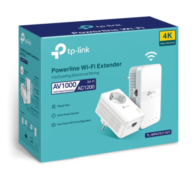 TP-Link Адаптер Powerline TP-Link TL-WPA7617KIT