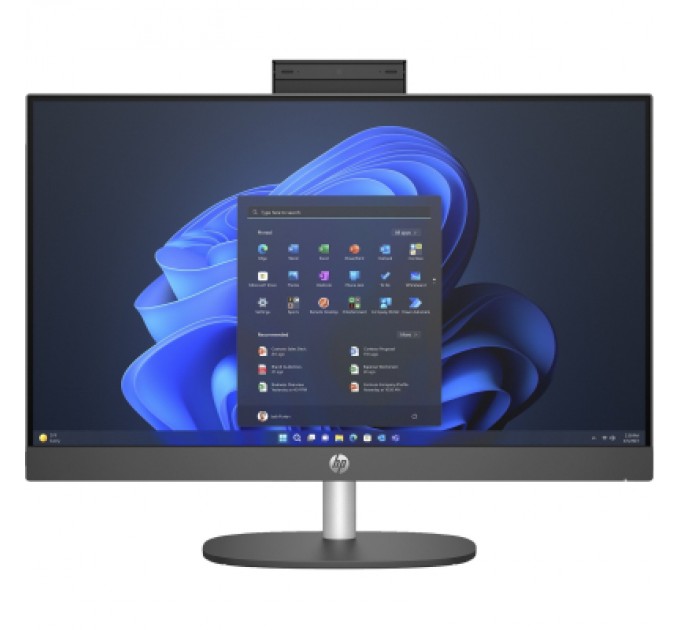 HP Комп'ютер HP ProOne 245 G10 AiO / Ryzen5 7520U, 16, 512, Cam, WiFi, K&M (A54ZVET)