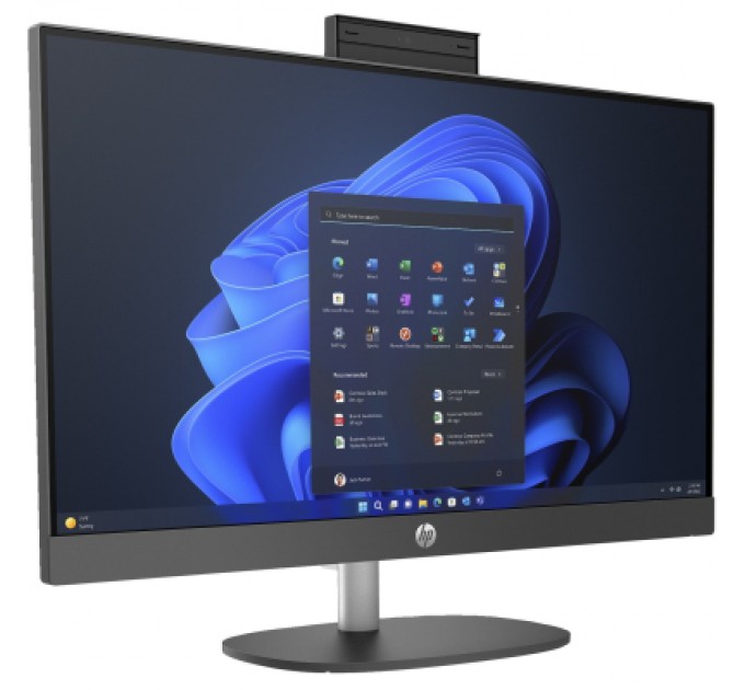 HP Комп'ютер HP ProOne 245 G10 AiO / Ryzen3 7320U, 8, 512, Cam, WiFi, K&M (A54ZTET)