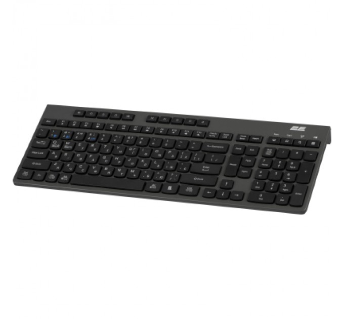 2E Клавіатура 2E KS280 Wireless/Bluetooth Black-Gray (2E-KS280WBGR_UA)