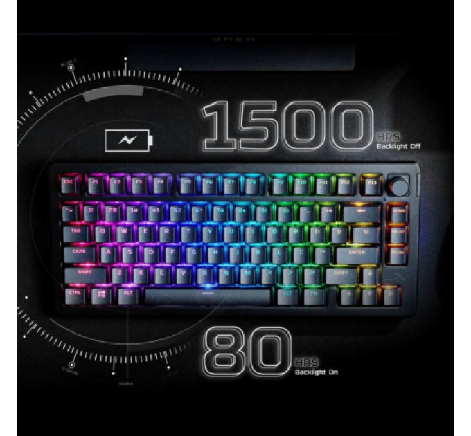 HyperX Клавіатура HyperX Alloy Rise 75 PBT HX Red Wireless UA Black (91Y91AA)