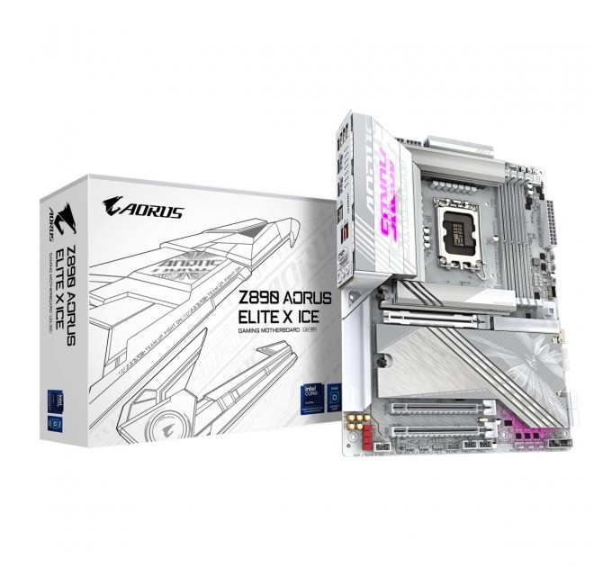 GIGABYTE Материнская плата Gigabyte Z890 Aorus Elite X Ice Socket 1851